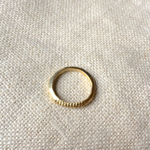 Grooves Ring