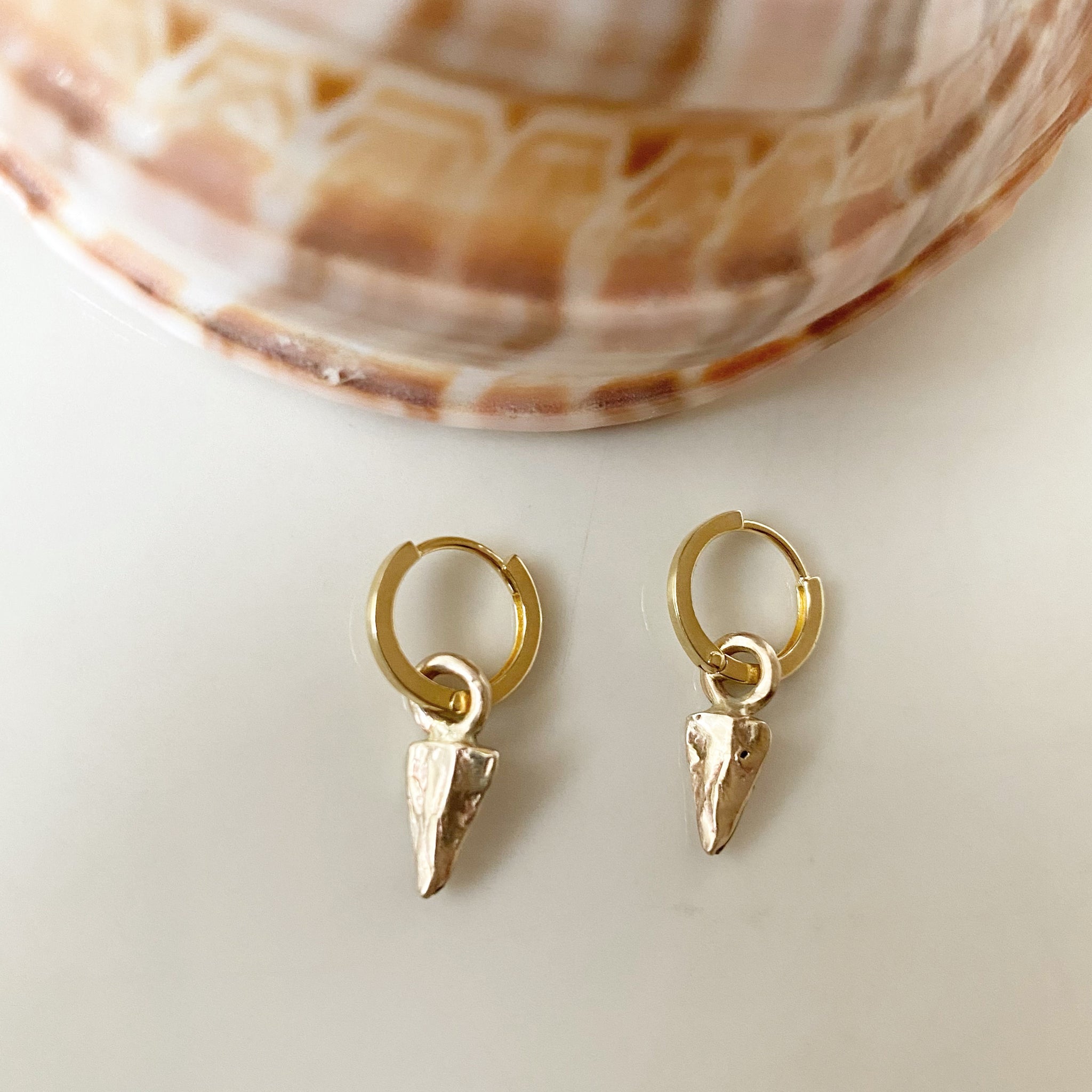 Huggie Point Earrings
