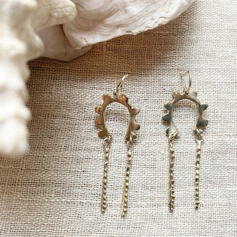 Petal Tassle Earrings