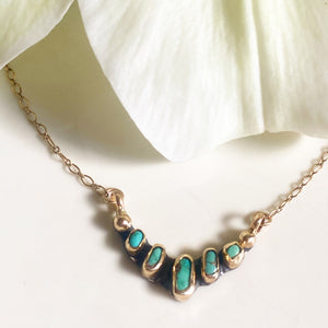 Turquoise Arc Necklace