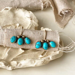 Turquoise Bumblebee Earrings