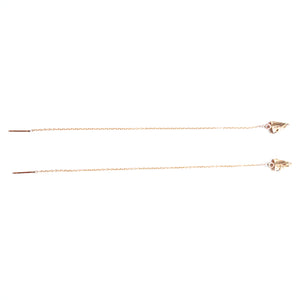 Point Threader Earrings