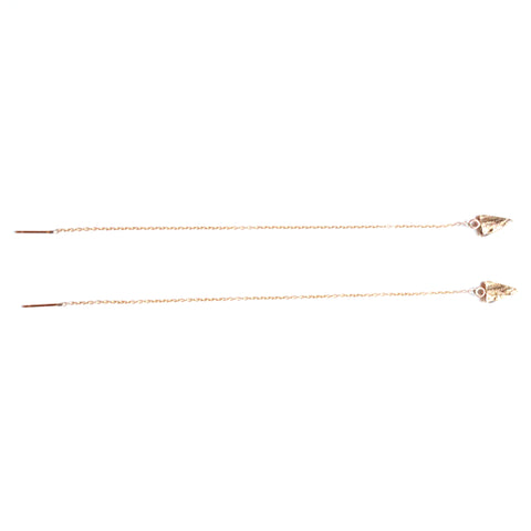 Point Threader Earrings