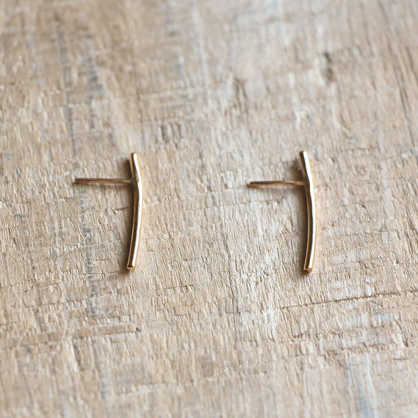 Bar Stud Earrings