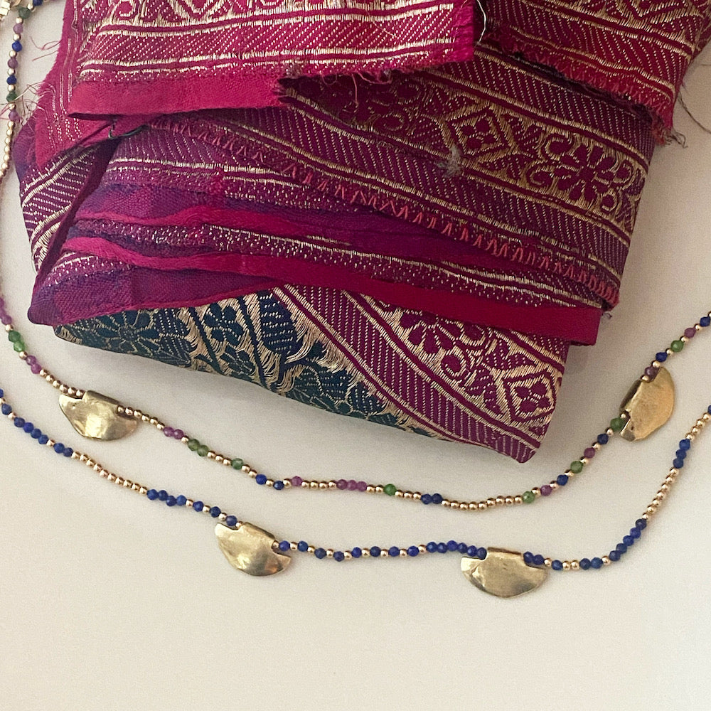 Beaded Disc Necklace