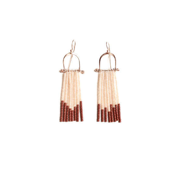 Beaded Fringe Earrings