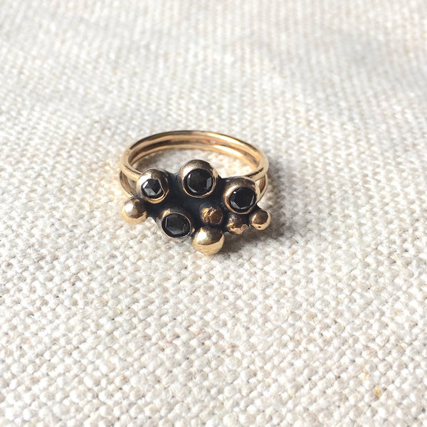 Black Diamond Ring