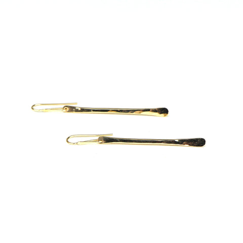 Hammered Bar Earrings