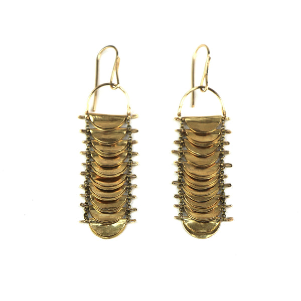 Larkspur Disc Earrings