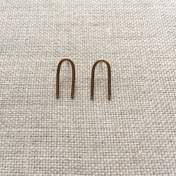 Mini Tuning Fork Earrings