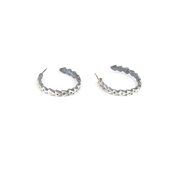 Triangle Hoop Earrings
