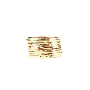 10 Gold Stacking Rings