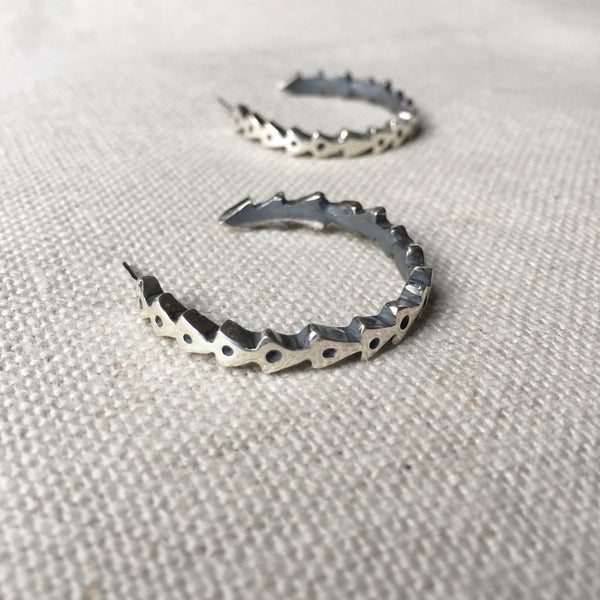 Triangle Hoop Earrings