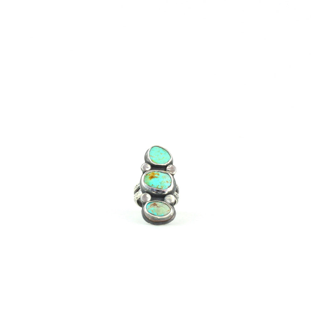 Triple Turquoise Ring