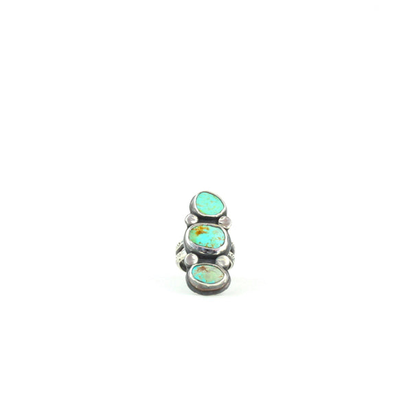Triple Turquoise Ring