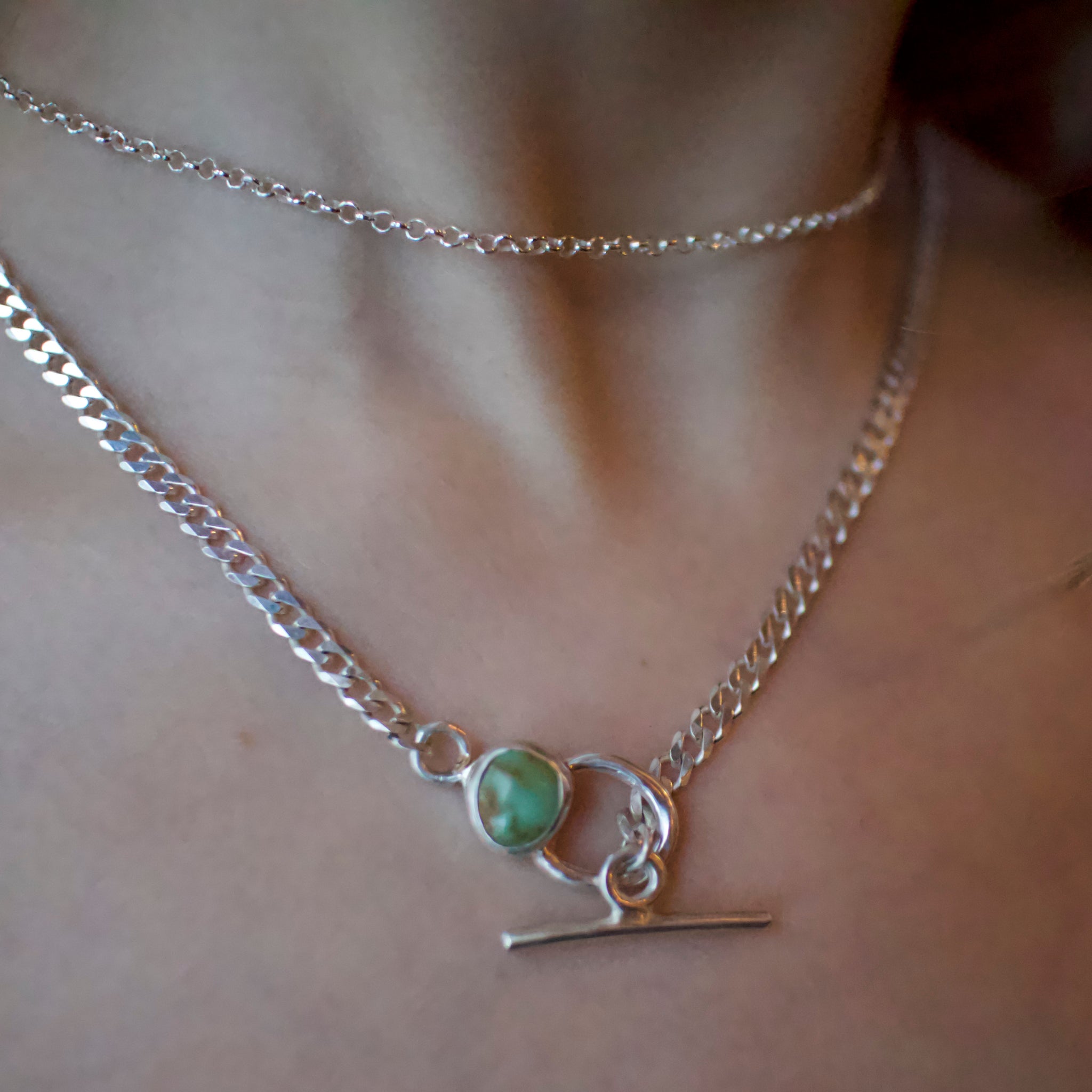 Turquoise Toggle Necklace