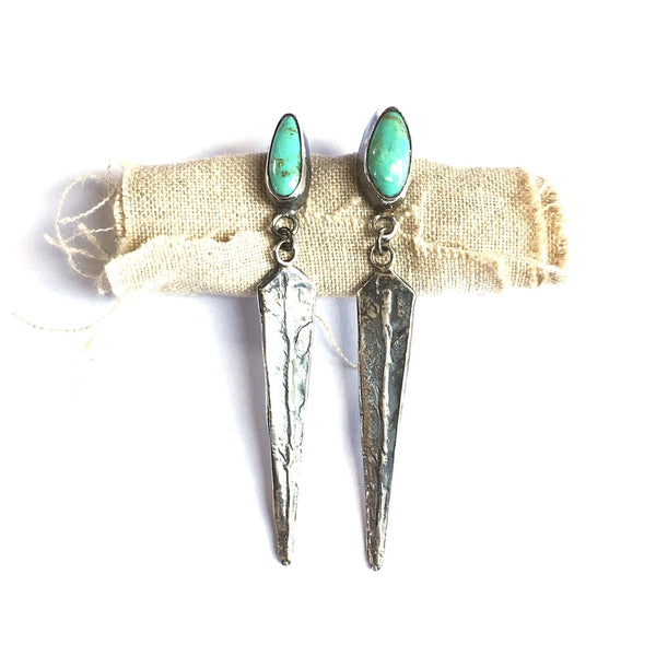 Turquoise Point Earrings