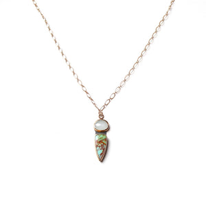 Turquoise and Aquamarine Necklace