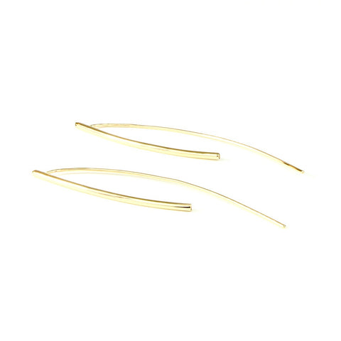 Twig Earrings in Gold Fill